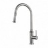 High Arc Single Handle Kitchen Sink Faucet with Pull Down Sprayer