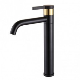 Tall Black Brass Bathroom...