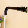Bathroom Faucet Single Handle Matte Black Bathroom Faucet with Cold Water Only