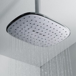 Chrome Rain Shower Head and...