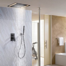 Matte Black LED Shower...