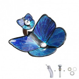 Blue butterfly shaped...