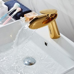 Faucet Set Waterfall Gold...