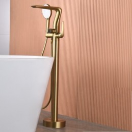 Floor-Mounted Bathtub...